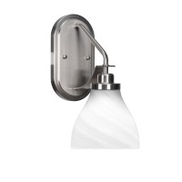 Odyssey 1 Light Wall Sconce In Brushed Nickel Finish With 6.25