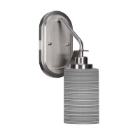 Odyssey 1 Light Wall Sconce In Brushed Nickel Finish With 4