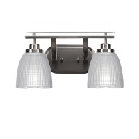 Odyssey 2 Light Bath Bar In Brushed Nickel Finish With 5