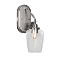 Odyssey 1 Light Wall Sconce In Brushed Nickel Finish With 5