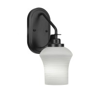 Odyssey 1 Light Wall Sconce In Matte Black Finish With 5.5