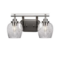 Odyssey 2 Light Bath Bar In Brushed Nickel Finish With 6