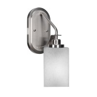 Odyssey 1 Light Wall Sconce In Brushed Nickel Finish With 4