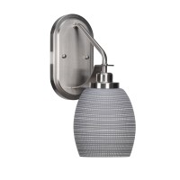 Odyssey 1 Light Wall Sconce In Brushed Nickel Finish With 5