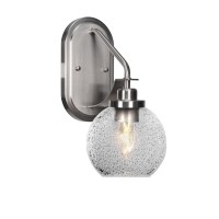 Odyssey 1 Light Wall Sconce In Brushed Nickel Finish With 5.75