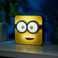 Numskull Minions Lamp Wall Light - Ambient Lighting Gaming Accessory For Bedroom, Home, Study, Office, Work - Official Minions Merchandise