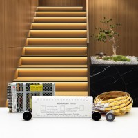 Komigan Intelligent Motion Sensor Led Stair Lighting Kit Kmg3233 40 Inch 100 Cm Long Cuttable Led Strip Light For Indoor Led