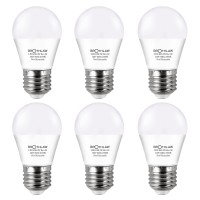 Brothlaw 25 Watt Equivalent Light Bulbs, A15 Led Bulb 3W E26 Base 2700K Warm White Low Watt Light Bulbs,Nightstand Light Bulb, Table Lamp Bulb, 6 Pack