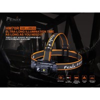 Fenix Hm70R 1600 Lumen Rechargeable White/Red Led Headlamp With Edisonbright Battery Carrying Case Bundle