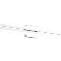 Presde 32In Dimmable Modern Chrome Led Vanity Light Fixtures For Bathroom Over Mirror Wall Lighting (Cold White 6000K)