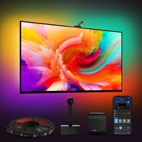 Govee Envisual Led Backlights For 75-85 Inch Tvs, 16.4Ft Rgbic Wifi Dreamview T1 Tv Backlights With Camera, Works With Alexa & Google Assistant, App Control, Led Lights Scene Mode, H6199