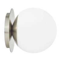 Wall Sconces 1 Light Modern Globe Sconce In Brushed Nickel Wall Light For Bedroom Bathroom Living Room Hallway Vanity Lighti