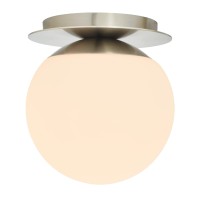 Wall Sconces 1 Light Modern Globe Sconce In Brushed Nickel Wall Light For Bedroom Bathroom Living Room Hallway Vanity Lighti