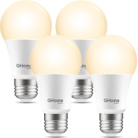 Ghome Smart Light Bulbs, E26 A19 Led Bulb Compatible With Alexa & Google Home, App Remote Control, 8W Dimmable 2700K Warm White 800 Lumens, 2.4Ghz Wifi, No Hub Required, Set Of 2 + Set Of 4