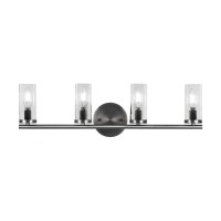 Trinity 4 Light Bath Bar In Graphite Finish With 2.5