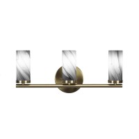 Trinity 3 Light Bath Bar In New Age Brass Finish With 2.5