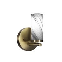 Trinity 1 Light Wall Sconce In New Age Brass Finish With 2.5