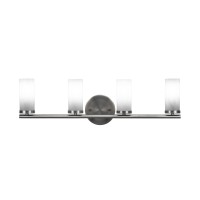 Trinity 4 Light Bath Bar In Graphite Finish With 2.5