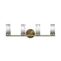 Trinity 4 Light Bath Bar In New Age Brass Finish With 2.5