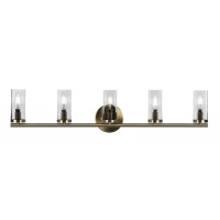 Trinity 5 Light Bath Bar In New Age Brass Finish With 2.5