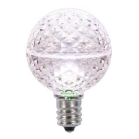 G50 Faceted Led Pure White E17 .45W 25Bx