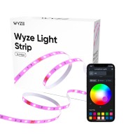 Wyze Light Strip, 16.4Ft Wifi Led Strip Lights, 16 Million Colors Rgb With App Control And Sync To Music For Home, Kitchen, Tv, Party, Compatible With Alexa And Google Assistant