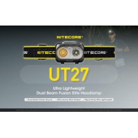 Nitecore Ut27 Ultra Lightweight Dual Beam Fusion Elite Headlamp Include Hlb1200 Rechargeable Battery Pack Ecosensa Typec U