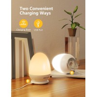 Mediacous Night Lights For Kids Room Baby Night Light With Stable Charging Pad Dimmable Kids Night Light With 1H Timer Touch