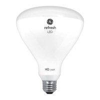 Ge Refresh Led Light Bulbs, Hd Light, 65 Watt Eqv, Daylight Hd Light, Br30 Indoor Floodlight Bulbs (2 Pack)