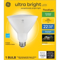 Ge Ultra Bright Led Floodlight Bulb Daylight Par38 Outdoor Flood Light