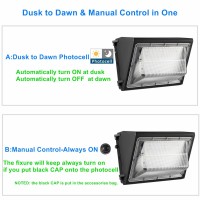 4Pack Dusk To Dawn 100W Led Wall Pack Light Fixture 13000Lm 400600W Hpshid Equivalent 5000K Daylight Commericalindustrial O