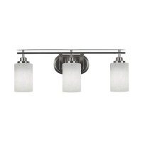 Odyssey 3 Light Bath Bar In Brushed Nickel Finish With 4