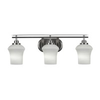 Odyssey 3 Light Bath Bar In Brushed Nickel Finish With 5.5