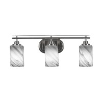 Odyssey 3 Light Bath Bar In Brushed Nickel Finish With 4