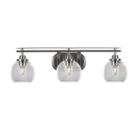 Odyssey 3 Light Bath Bar In Brushed Nickel Finish With 5.75