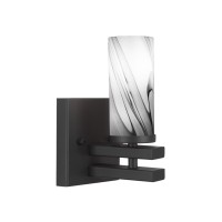 Belmont 1 Light Wall Sconce Shown In Matte Black Finish With 2.5