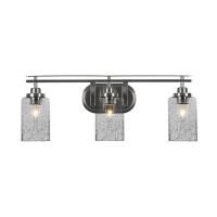 Odyssey 3 Light Bath Bar In Brushed Nickel Finish With 4