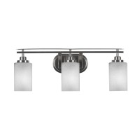 Odyssey 3 Light Bath Bar In Brushed Nickel Finish With 4