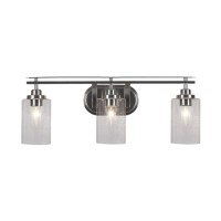 Odyssey 3 Light Bath Bar In Brushed Nickel Finish With 4