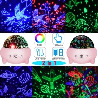 Unicorn Toys Night Light For Kids Room 2 In 1 Unicorn Night Light For Kids Unicorns With 17 Modes 360 Rotating Popular Toys Ch