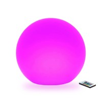 Censinda Led Glowing Ball Light 8Inch Cordless 16 Color Changing And 4 Light Modes Kids Night Light Rechargeable Dimmable M