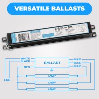 Replacement For Icn3P32Sc 1 2 3 Lamp T8 Fluorescent Electronic Ballast 120277V Instant Start Standard Ballasts 10