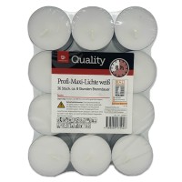 Hl-Kauf Xxl Tea Lights | 8 Hours | White Unscented - Large Pack 36-144 Pieces | 8 Hours | Made Of Paraffin Wax - Jumbo Tea Lights, Maxi Lights (72 Pieces + 1 Hl Purchase Notepad)