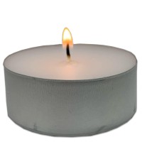 Hl-Kauf Xxl Tea Lights | 8 Hours | White Unscented - Large Pack 36-144 Pieces | 8 Hours | Made Of Paraffin Wax - Jumbo Tea Lights, Maxi Lights (72 Pieces + 1 Hl Purchase Notepad)