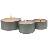 Hl-Kauf Xxl Tea Lights | 8 Hours | White Unscented - Large Pack 36-144 Pieces | 8 Hours | Made Of Paraffin Wax - Jumbo Tea Lights, Maxi Lights (72 Pieces + 1 Hl Purchase Notepad)