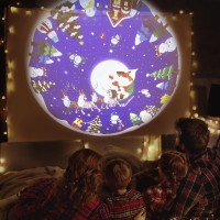 Laview Christmas & New Year Disc Set Galaxy Projector Suitable As A Christmas And New Year'S Gift For Family Members,Night Light For Kids Adults Baby Nursery And Bedroom Decoration