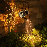 Angroc Solar Watering Can Light, 90 Led Outdoor String Lights, Waterproof Hanging Decorative Garden Lantern, Yard Art Decorations Lighting, Outside Decor Landscape Path Lamp, For Patio Pathway