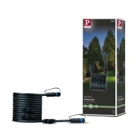 Paulmann 94596 Plug & Shine Outdoor Cable 5 M 4 Outputs Ip68 Black Max. 150 Watt Garden Lighting System Plastic