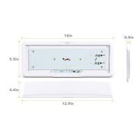 Leisure Led Rv Led Ceiling Light 14 X 55 Fixture 950 Lumen With Touch Dimmer Switch Interior Lighting For Carrvtrailercamp