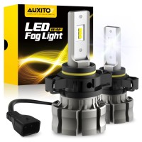 AUXITO 5202 led fog light bulbs are 6000LM pet set 300 brighter than halogen 6500k cool white light replaces dim yellow light allowing you to see the road ahead more clearly